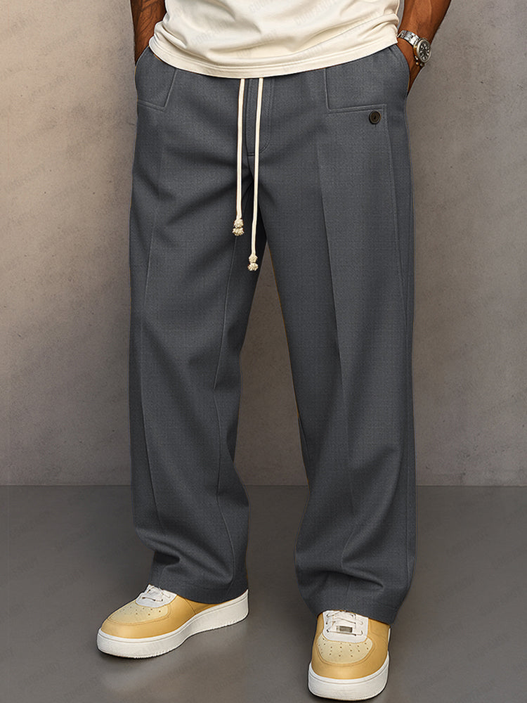 COOFANDY Men's Comfy Urban Drawstring Pants Casual Elastic Waist