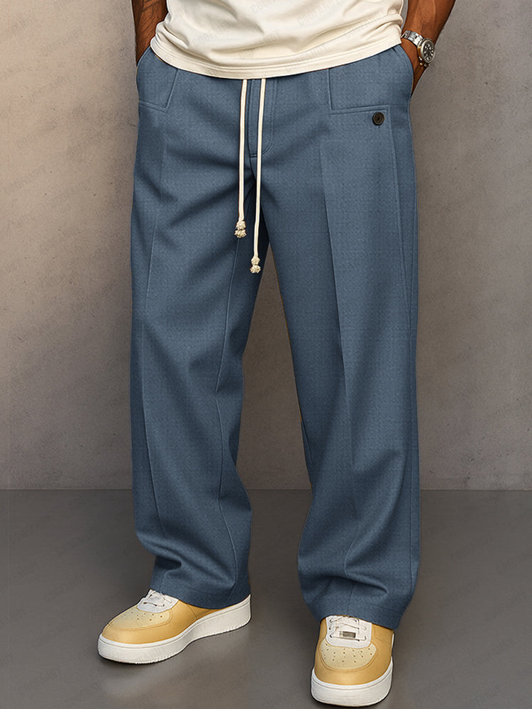COOFANDY Men's Comfy Urban Drawstring Pants Casual Elastic Waist
