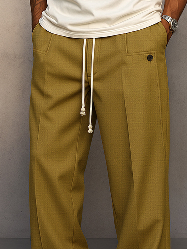 COOFANDY Men's Comfy Urban Drawstring Pants Casual Elastic Waist
