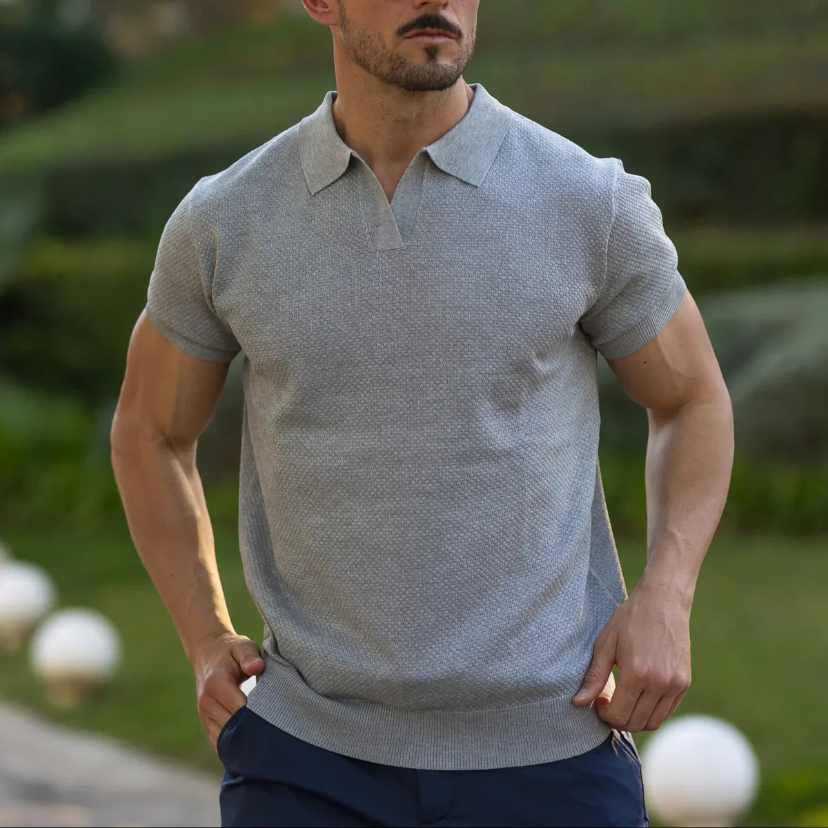 LAPRI V-Neck Polo